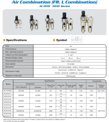 1'' Otomatik Tahliyeli İkili Şartlandırıcı – Brotech 0.5–8.5 Bar, 5000 lt/dk, 25 µm