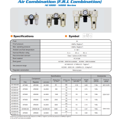 1″ Üçlü Şartlandırıcı 0.5 8.5 Bar 5000 lt/dk 25 µm