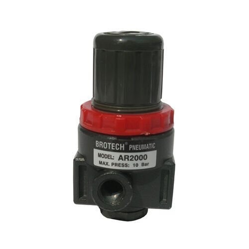 1/4” AR Serisi Yuvarlak Tip Pnömatik Basınç Regülatörü – AR2000