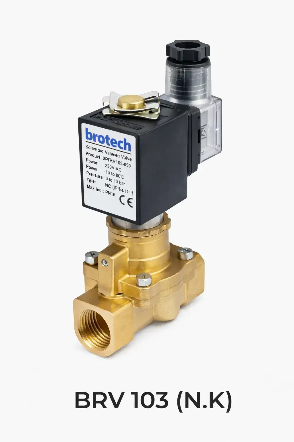 Solenoid Valf 2/2 Yollu Pilot Kumandalı Normalde Kapalı 1/8″ bağlantı 15 mm orifis