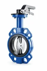 Wafer kelebek vana AISI 316 klapeli viton contalı DN40 1 1/2″ Kollu