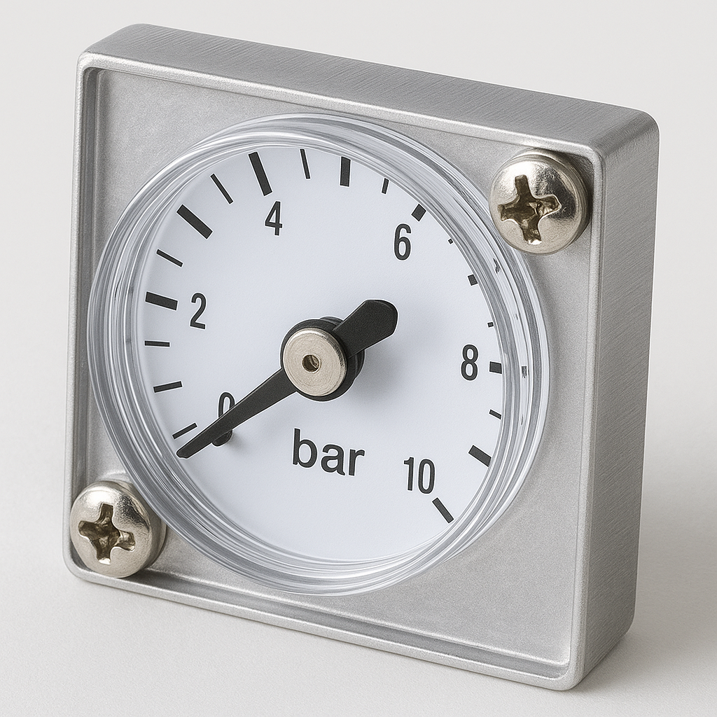 Kare Manometre 3/4″ 10 bar