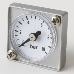 Kare Manometre - 3/4'' 10 bar
