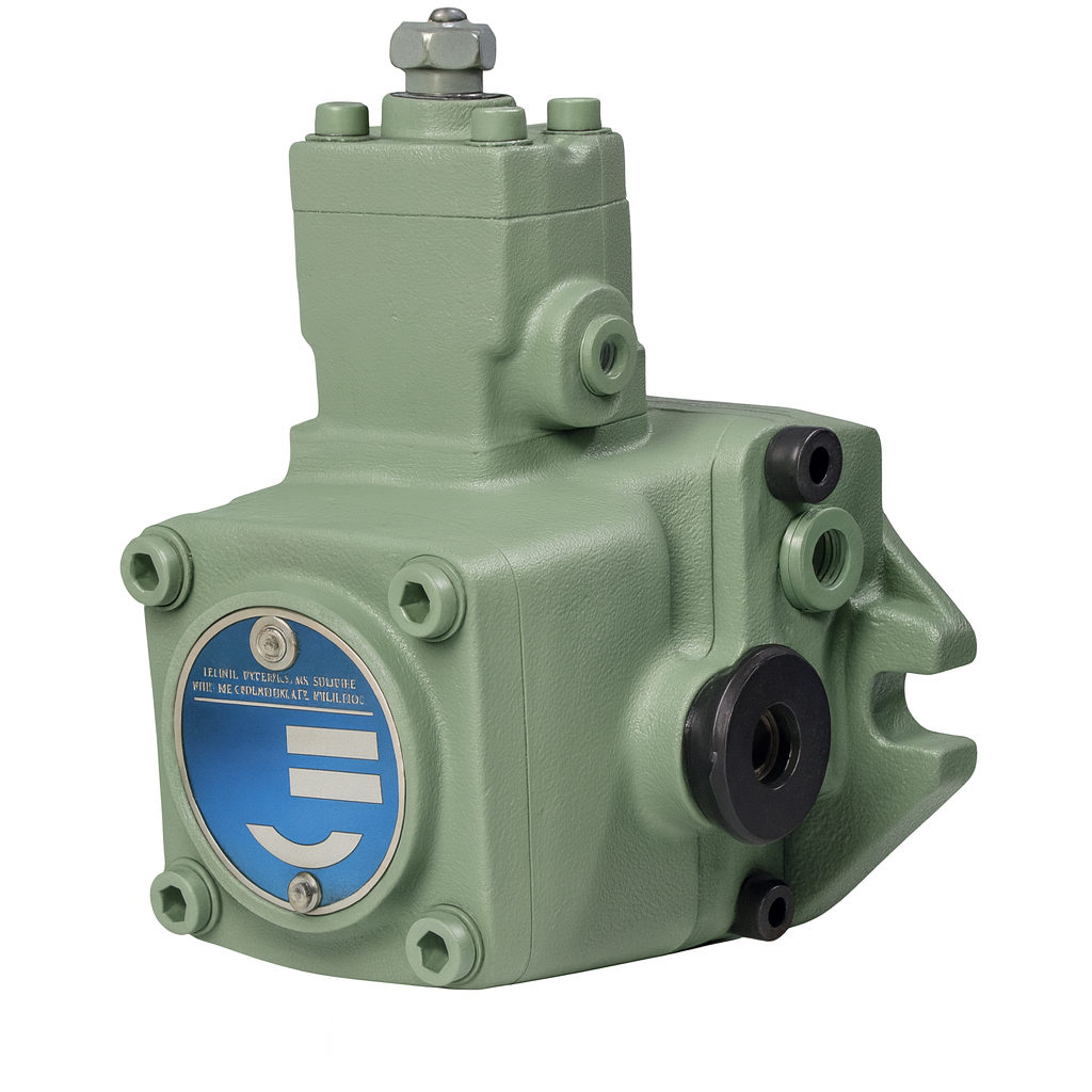 VPV2-40 mekanik basınç regülasyonlu değişken debili paletli pompa 22.2 cm³ dev 50 70 bar 800 1800 dev dak