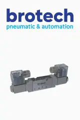 1/8″ 5/2 Çift Bobinli Pnömatik Valf 1.5 8 bar Elite Gövde