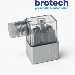 12V DC pnömatik valf bobin soket seti 1/8″