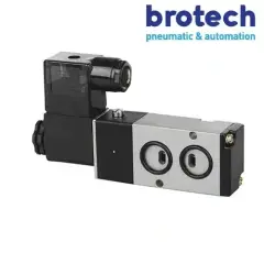 1/4″ 5/2 Tek Bobinli Pnömatik Valf 1.5 8 bar Büyük Gövde