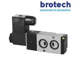 3/8″ 5/3 Çift Bobinli Pnömatik Valf 1.5 8 bar Kapalı Merkez Gövde