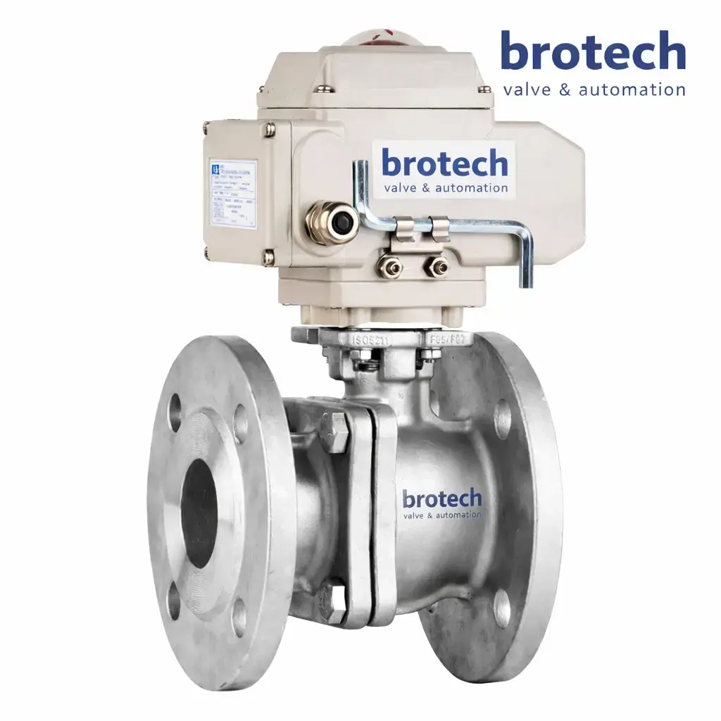 DN 32 1 tepe flanşlı 2 parçalı paslanmaz flanşlı küresel vana tek etkili pnömatik aktüatörlü AISI 304