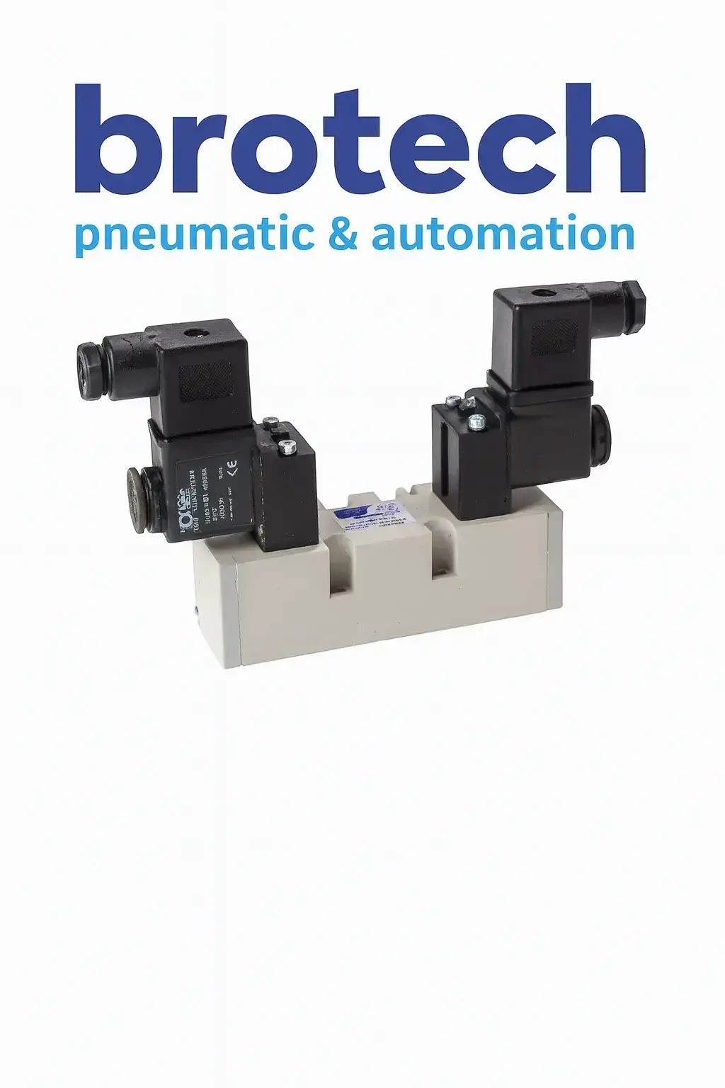 ISO 3 5/2 Bobin Bobin Pnömatik Valf 1.5 10 bar Standart Gövde