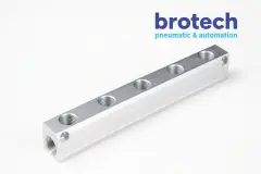 Beşli pnömatik hava dağıtıcı 3/8″ giriş 1/4″ çıkış 500M-5F