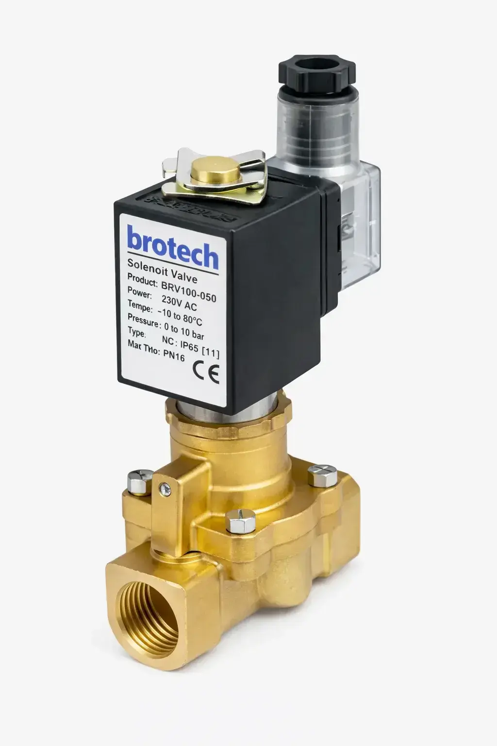 pilot kumandalı 2/2 yollu solenoid valf normalde açık 1″ bağlantı 25 mm orifis