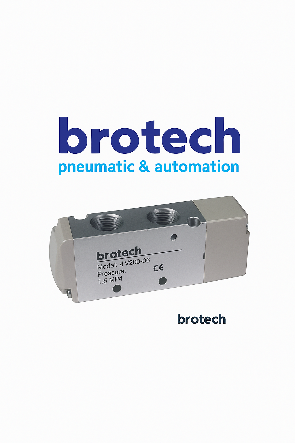 1/2″ 5/2 Hava Yay Kontrollü Pnömatik Valf 1.5 8 bar Elite Gövde