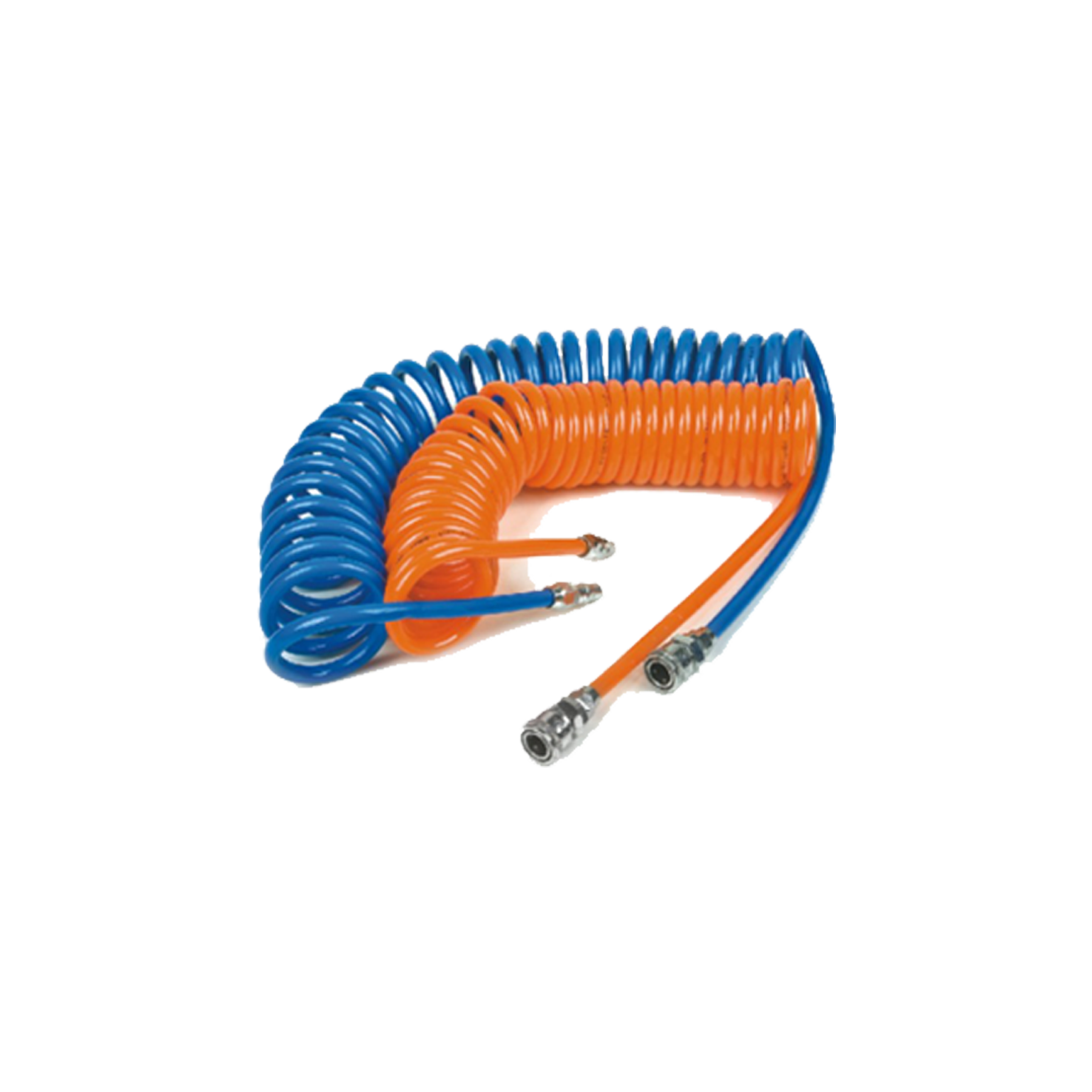 Pnömatik Poliüretan Spiral Hava Hortumu 5*8 mm 10 mt - Rakorsuz