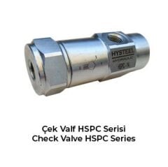 1/2″ pi̇lot uyarili Çek valf