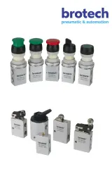 1/4″ 3/2 Yollu butonlu Yaylı pnömatik valf 0 10 bar