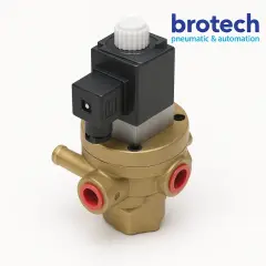 3/2 poppet solenoid valf ⅜″ bobin yay 2-10 bar 3VKZF-10