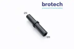 İki tarafı erkek uçlu bağlantı 12×8 mm