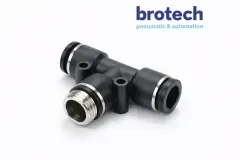 Orta bacak tee bağlantı 1/8″ 8 mm