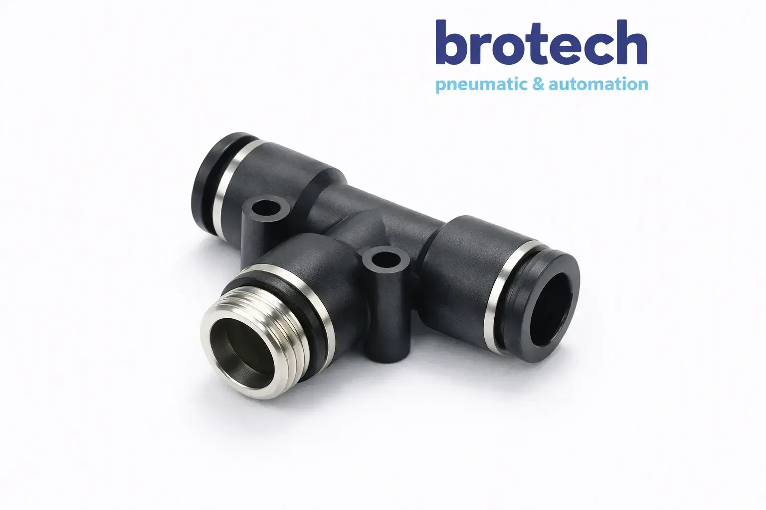 Orta bacak tee bağlantı 1/2″ 12 mm