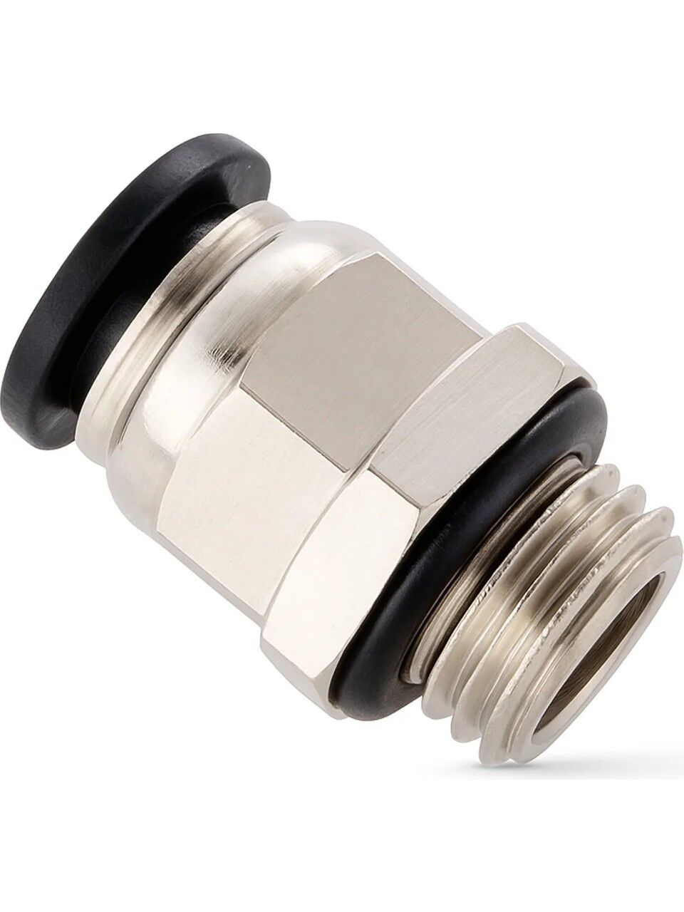 Brotech DN6 (1/4”) Pnömatik Metal Rakor Bağlantı | 1/8” – 6 mm | Paslanmaz Kompakt Rakor