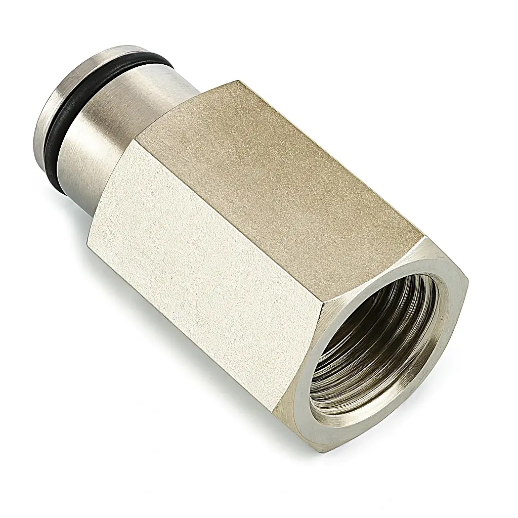 Brotech DN15 (1/2”) Pnömatik Dişi Dişli Rakor Bağlantı | D 12 mm | R 1/2”