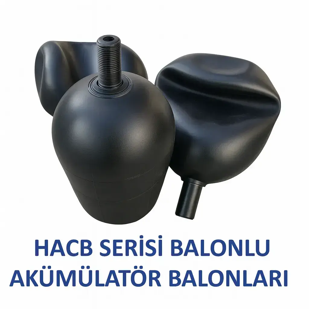 HACB Serisi Balonlu Aküler Akümülatör Balonu 2.5 lt 315 bar 3/4″ 5/16″ UNF
