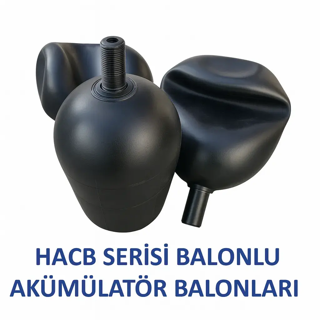 HACB Serisi Balonlu Aküler Akümülatör Balonu 50 lt 315 bar 2″ 5/16″ UNF