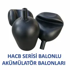 HACB Serisi Balonlu Aküler Akümülatör Balonu 50 lt 315 bar 2″ 5/16″ UNF