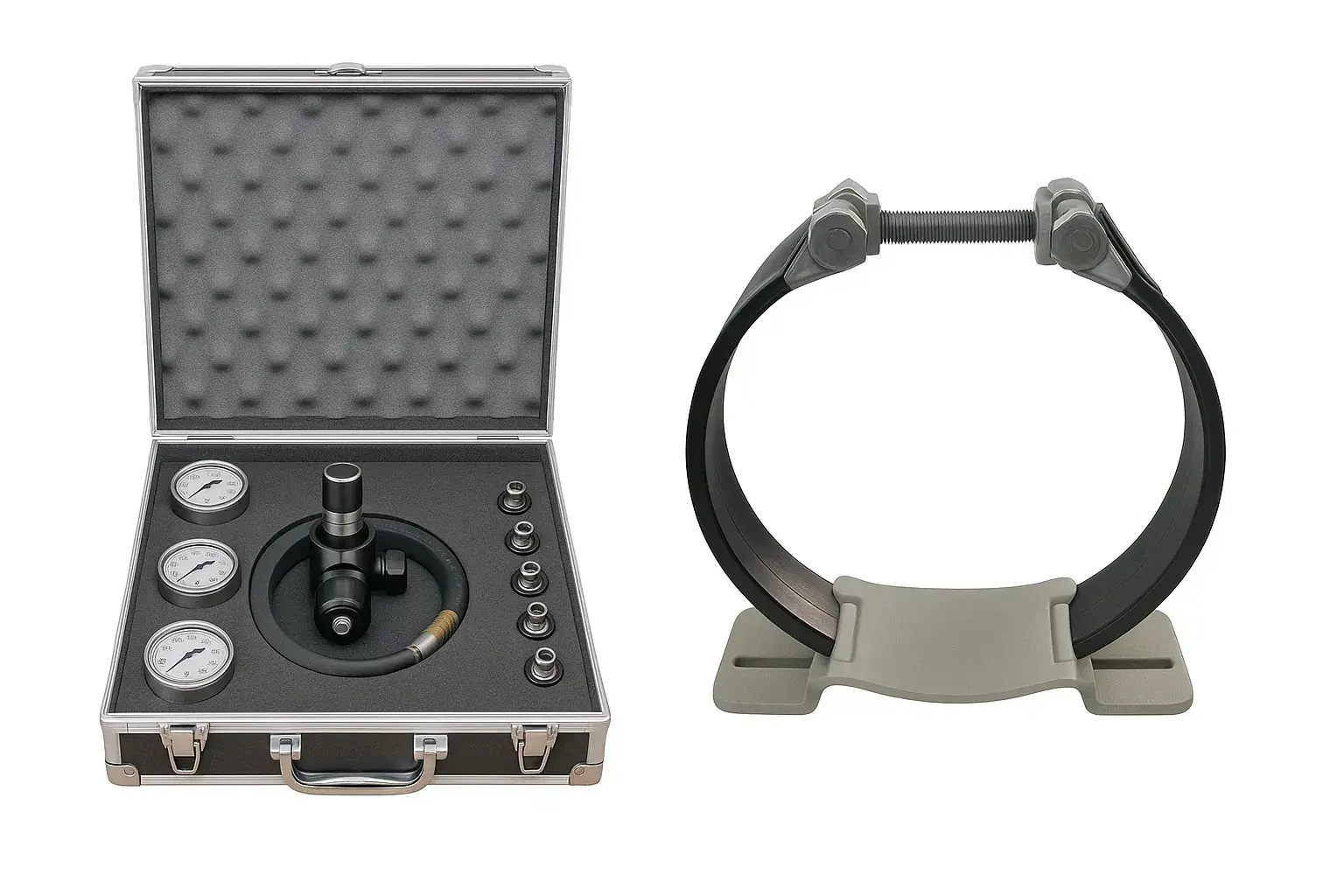 Akümülatör Aksesuarları Akümülatör Kelepçesi 4 6 lt uyumlu Ø168