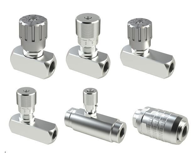 HYFV-40 hidrolik çeksiz hız ayar valfi 1 1/2 inç 200 bar 300 lt dk