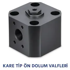 HYSP-40 kare tip ön dolum valfi 1 1/2″ 400 bar 300 lt dk