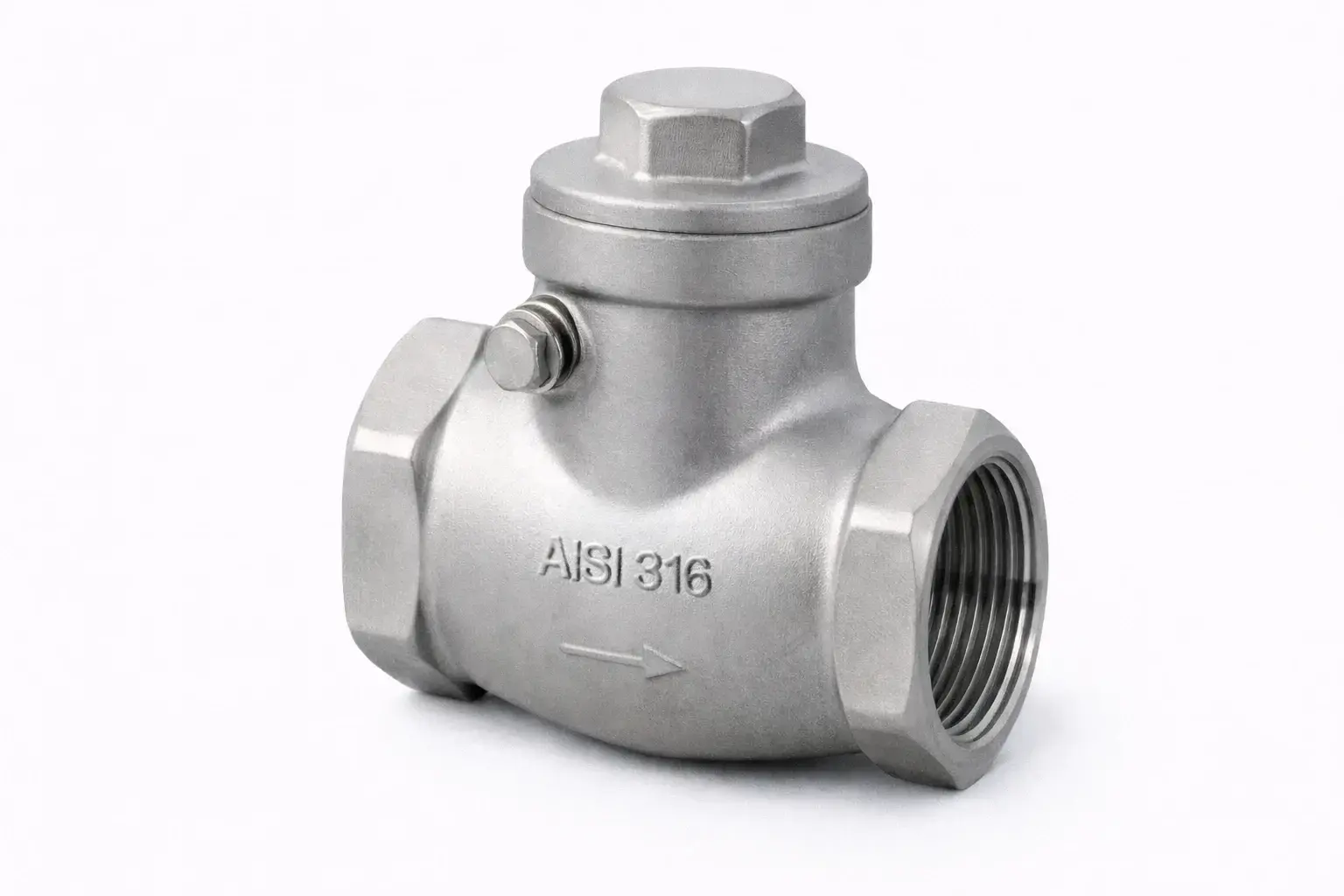 3/4″ Paslanmaz Çalpara Çekvalf AISI 316