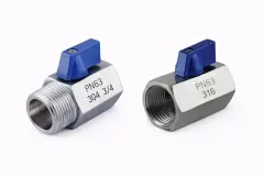 3/4″ Paslanmaz Mini Küresel Vana AISI 304