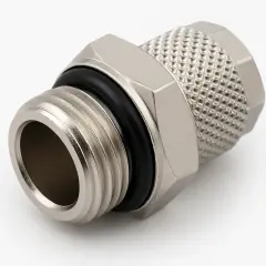 Somun Sıkmalı Pnömatik Rakor | 1/8'' | 10/8 mm Hortum Bağlantısı