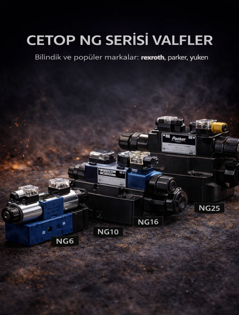 Hidrolik yön kontrol valfleri (CETOP/Monoblok)